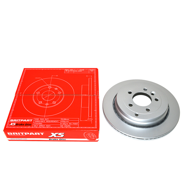 Discovery 4 2.7 TDV6 Rear Vented Brake Discs-Exact OEM Specification - SDB000636G-1 from JGS4x4