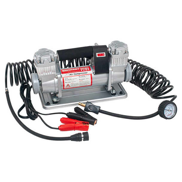 BRITPARTXS XS Double Pump 12v Portable Air Compressor - DA2392XS from JGS4x4