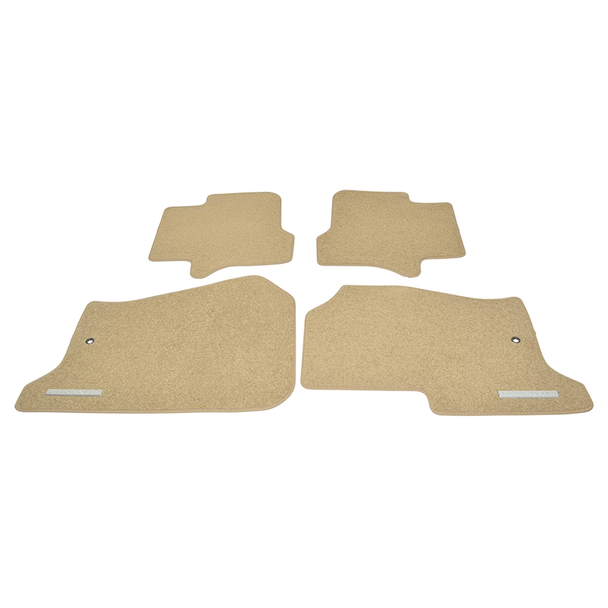 Discovery 4 Front & Rear Carpet Floor Mat Set With Rubber Backing Alpaca Beige Left Hand Drive from JGS4x4