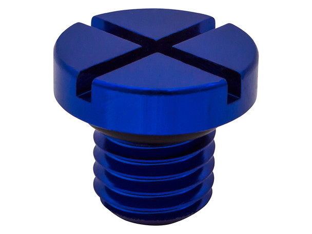 Range Rover L322 Coolant Overflow Container Bleed Screw Blue Aluminium from JGS4x4