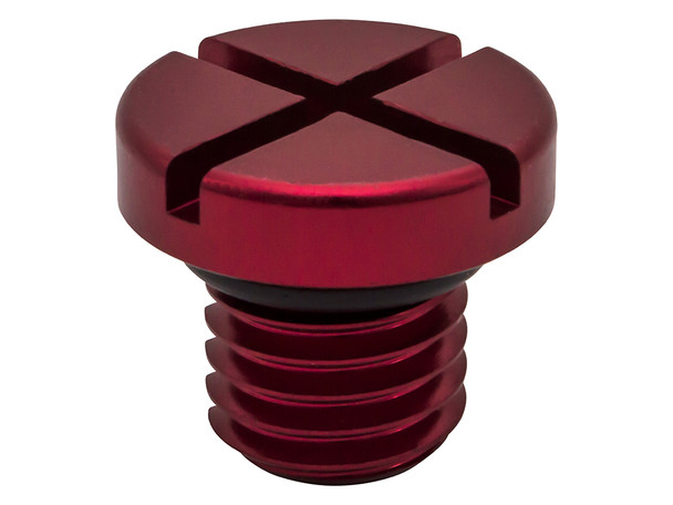 JGS4x4 | Land Rover Range Rover L405 Coolant Overflow Container Bleed Screw Red Aluminium - LR055301RED