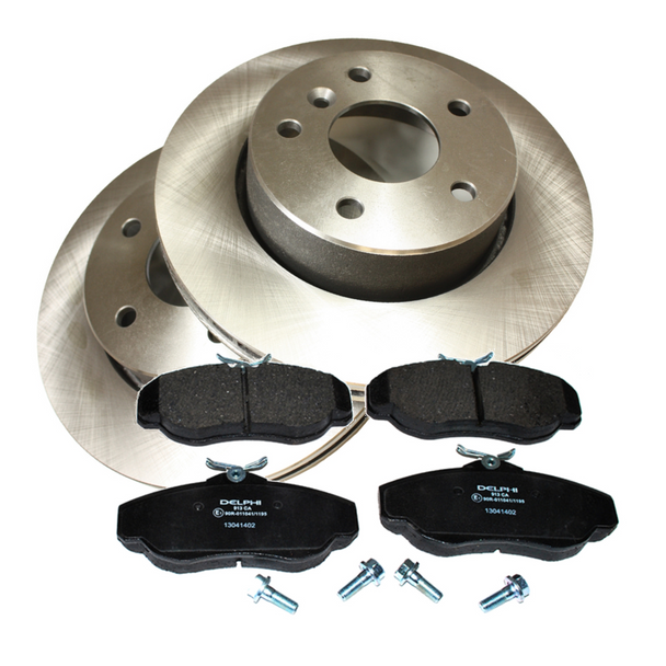 Land Rover Range Rover P38 Front Brake Disc & Delphi Brake Pad Kit