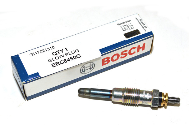 Bosch OEM Replacement Glow Plug for Defender 2.5 NA & 2.5 TD Turbo | ERC8450 from JGS4x4 Bosch OEM Replacement Glow Plug for Defender 2.5 NA & 2.5 TD Turbo | ERC8450 from JGS4x4