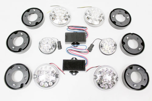 Defender Clear LED Light Kit from JGS4x4