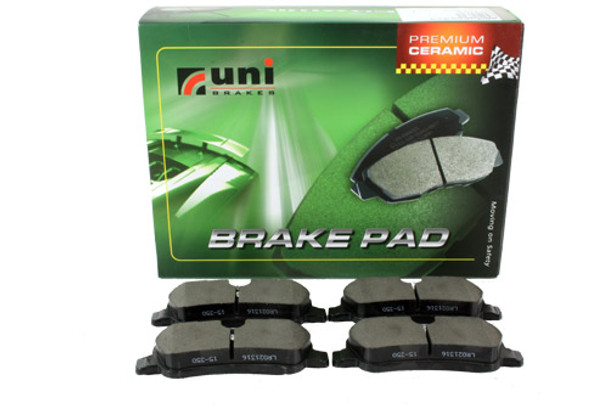 LR021316 - Discovery 3/4/Range Rover Sport Rear Brake Pad Set | Unibrakes from JGS4x4