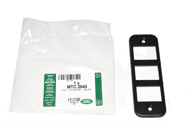 Dash Switch Mounting Trim Panel - Genuine MTC2640 for Defender 90/110/130 from JGS4x4