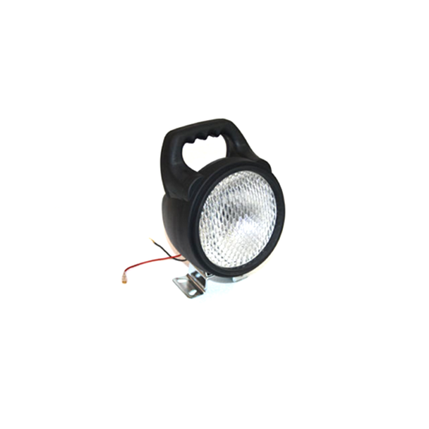 Single Round Adjustable Work Lamp Polycarbonate Lens & Switch On Rear-Universal from JGS4x4