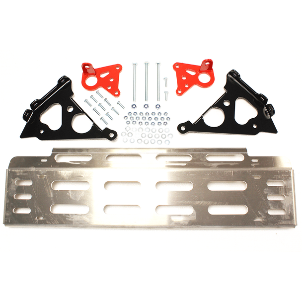 Terrafirma Defender Skeleton Steering Guard Silver Alloy from JGS4x4