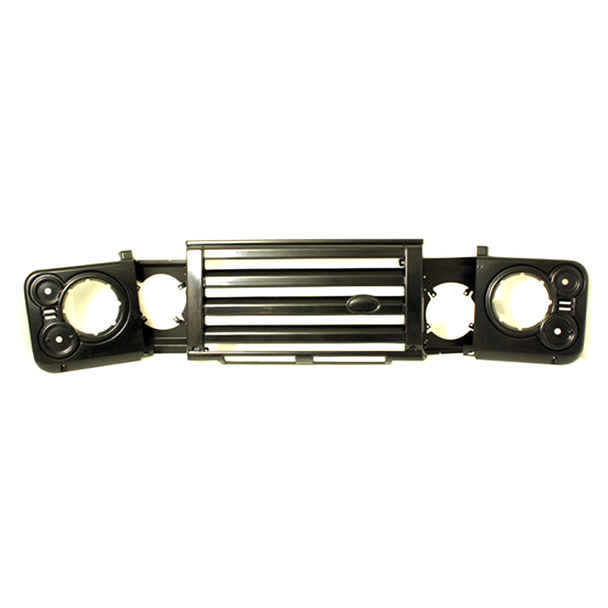 Terrafirma TXV front grille and headlamp surround kit gloss black for Defender TF277