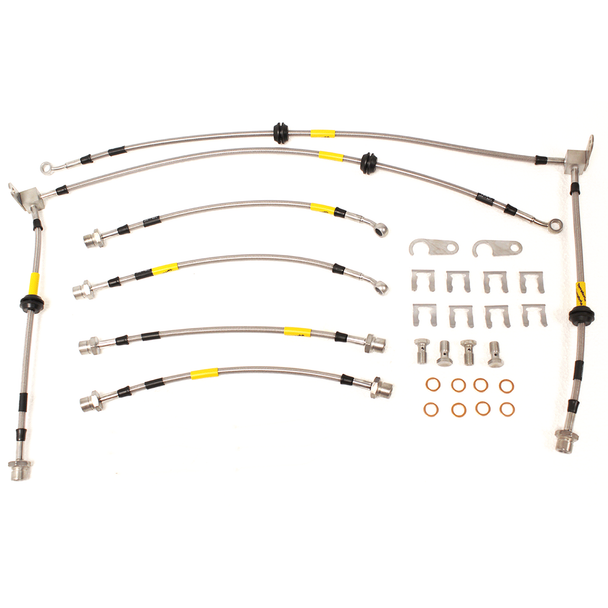 Terrafirma Range Rover Sport L320 Goodridge Standard Length Braided Brake Hose Kit from JGS4x4
