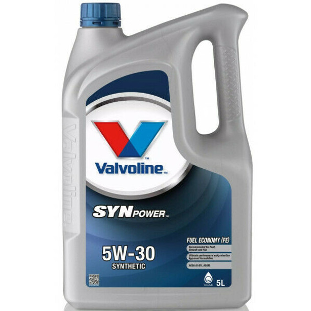 Valvoline SynPower FE 5W-30 Fully Synthetic Engine Oil - 5 Litre  - 872552