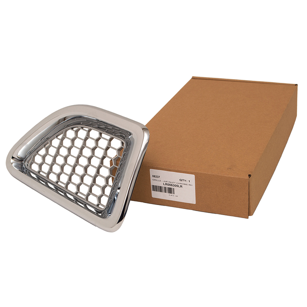 Air Inlet Grille Chrome Right Hand-LR006305 | Genuine Land Rover from JGS4x4