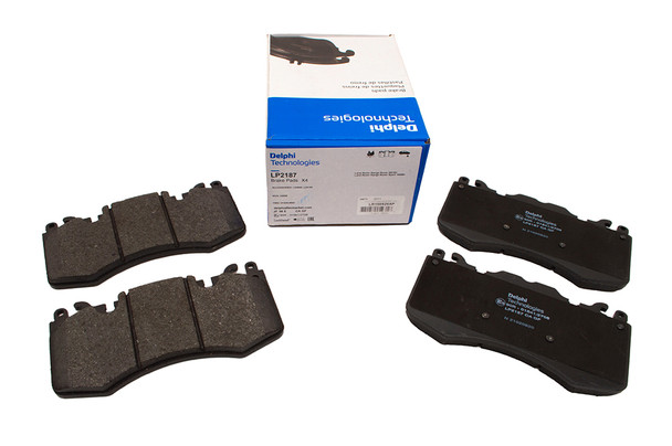 Front 380mm Front Brake Pad Set for Defender - LR156926 | Delphi - LR156926AP from JGS4x4 Front 380mm Front Brake Pad Set for Defender - LR156926 | Delphi - LR156926AP from JGS4x4