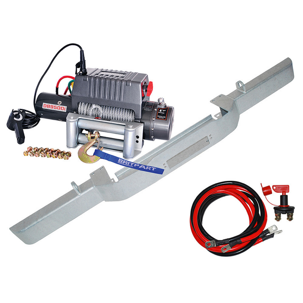 Defender Winch Kit Galvanised-DB1310Galvanised from JGS4x4