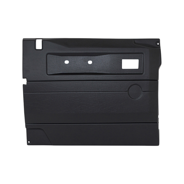 Black LH Front Door Card with Electric Windows for Defender 2007-2016 - DA3267 from JGS4x4