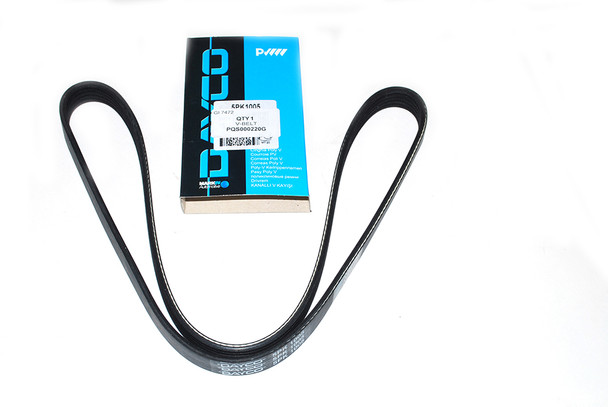 Primary Auxiliary Drive Belt for Range Rover 4.4 V8 M62 | OEM - PQS000220 from JGS4x4 Primary Auxiliary Drive Belt for Range Rover 4.4 V8 M62 | OEM - PQS000220 from JGS4x4