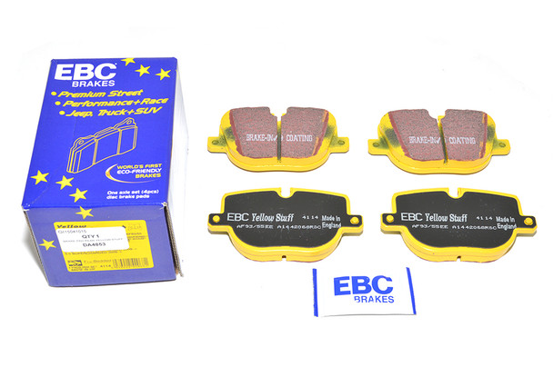 EBC Yellow Stuff Rear Brake Pad Set - DA4853 | EBC Brakes from JGS4x4