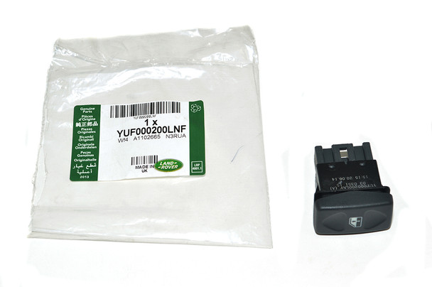 Discovery 2/Freelander 1 Electric Rear Window Switch-YUF000200LNF | Genuine Land Rover from JGS4x4