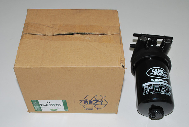 Fuel Filter Housing for Defender 2.2 and 2.4 Tdci | Genuine - WJN500190 from JGS4x4 Fuel Filter Housing for Defender 2.2 and 2.4 Tdci | Genuine - WJN500190 from JGS4x4