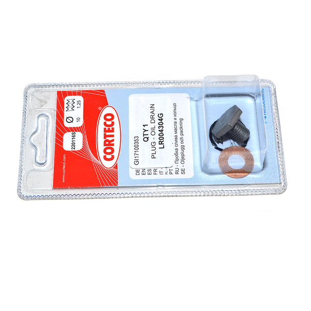 Oil Drain Plug - LR004304G | Corteco from JGS4x4