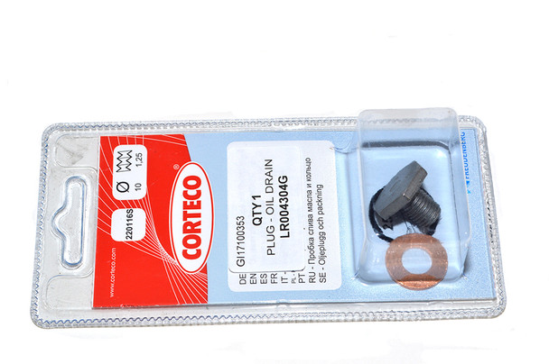 Oil Drain Plug - LR004304G | Corteco from JGS4x4