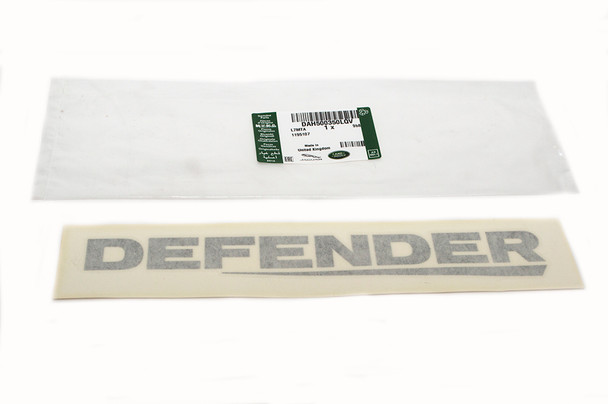 Plastic Name Plate - DAH500350LQB | Genuine Land Rover from JGS4x4