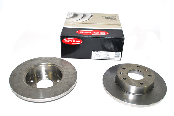 Solid Brake Disc (Pair) - SDB100830AP | Delphi from JGS4x4