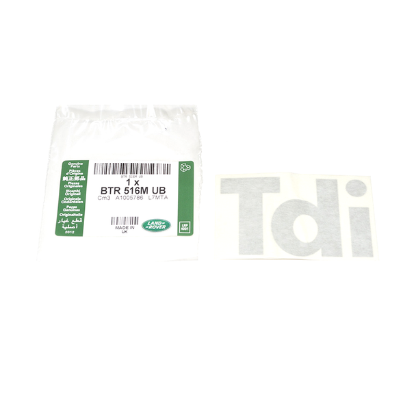 Tdi Badge - BTR516MUB | Genuine Land Rover from JGS4x4