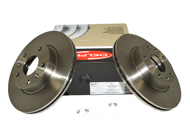 Vented Brake Disc (Pair) - SDB101070AP | Delphi from JGS4x4