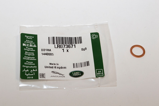 Turbo Oil Feed Pipe Seal for Range Rover and Range Rover Sport 2.0 Ingenium | Genuine - LR073671 from JGS4x4