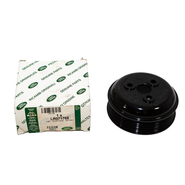 Water Pump Pulley for Range Rover Velar and Discovery 5 2.0 Diesel Ingenium | Genuine - LR071768 from JGS4x4
