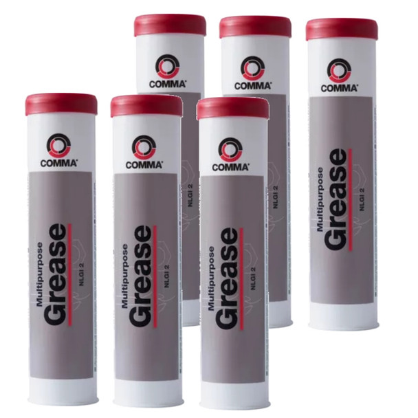 Multipurpose Lithium Grease 400g Grease Gun Cartridge Comma Box Of 6 from JGS4x4 Multipurpose Lithium Grease 400g Grease Gun Cartridge Comma Box Of 6 from JGS4x4