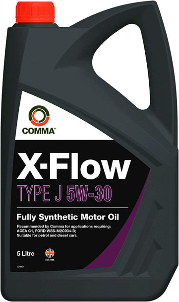 JGS4x4 | Comma X-Flow Type J 5W30 ACEA C1 Engine Oil 5 Litre XFJ5L