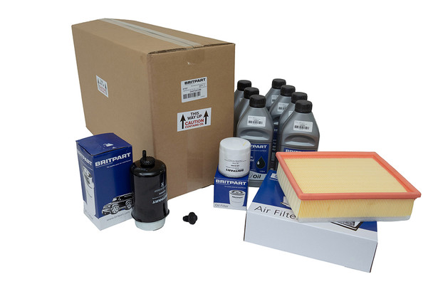 DPF Engine Service Filter Kit With 5W30 Engine Oil for Defender 2.2 TDCi Puma from JGS4x4 DPF Engine Service Filter Kit With 5W30 Engine Oil for Defender 2.2 TDCi Puma from JGS4x4