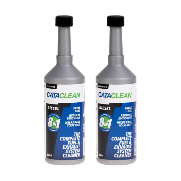 Cataclean Diesel Fuel & Exhaust Cleaner | Enhances Engine Performance & Fuel Efficiency | Cleans DPF, Valves, & Injectors | Ideal for Pre-MOT Emission Reduction | 2 x 500ml from JGS4x4