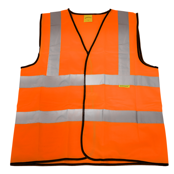 Worksafe® Hi-Vis Orange Waistcoat - Large