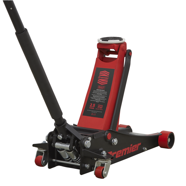 Premier Low Profile with Rocket Lift Trolley Jack 2.5 Tonne