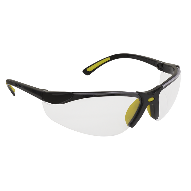 Worksafe® Zante Style Clear Safety Glasses with Flexi Arms