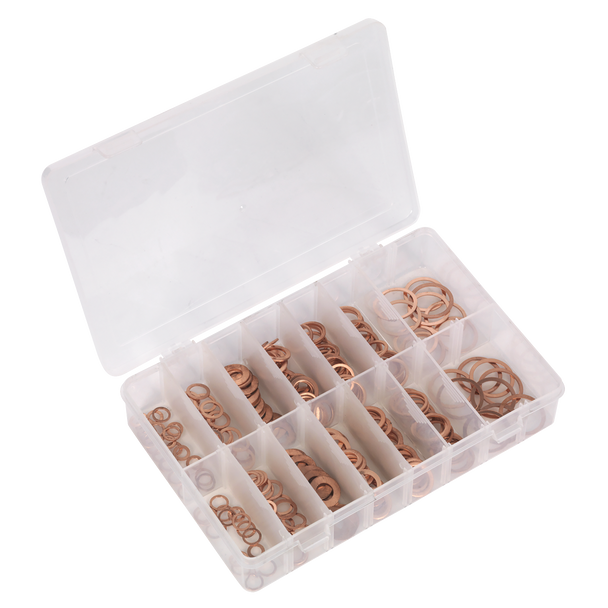 Diesel Injector Copper Washer Assortment 250pc