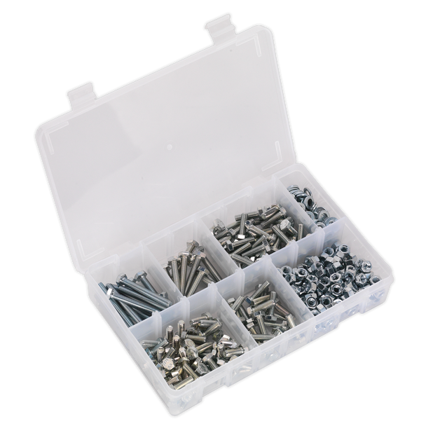 High Tensile Setscrew, Nut & Washer Assortment M6 408pc