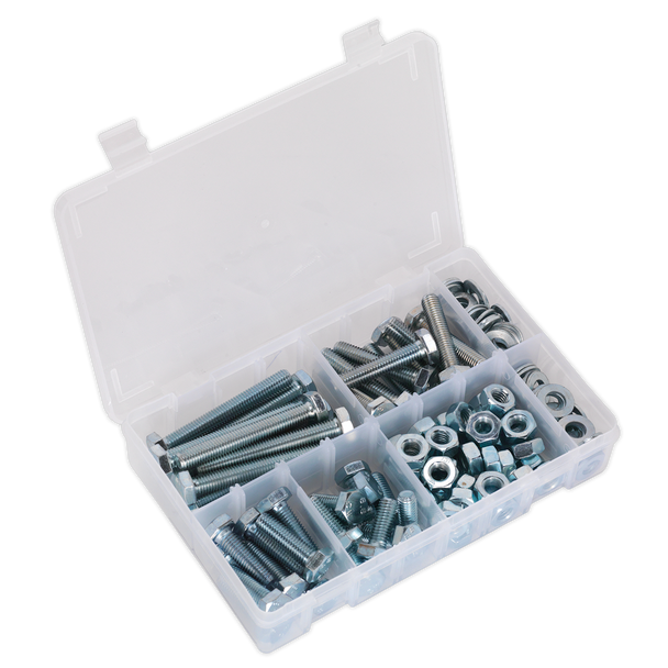 High Tensile Setscrew, Nut & Washer Assortment M10 150pc