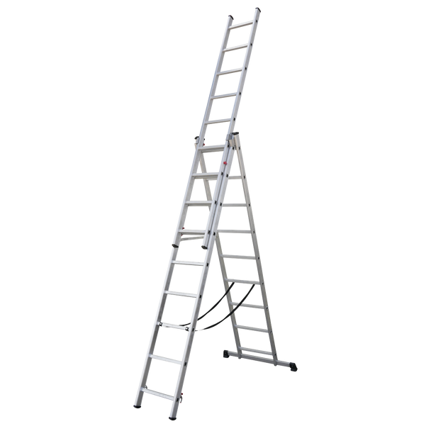 Extension Combination Ladder 3 x 9 Aluminium - EN 131