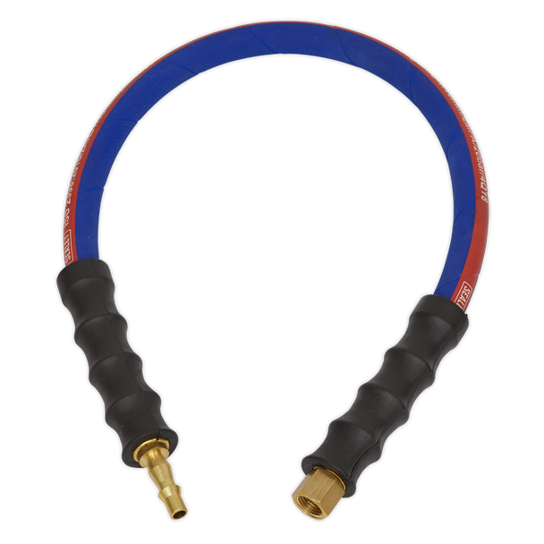 Air Leader Hose with Tailpiece & 1/4"BSP Union 600mm x 8mm