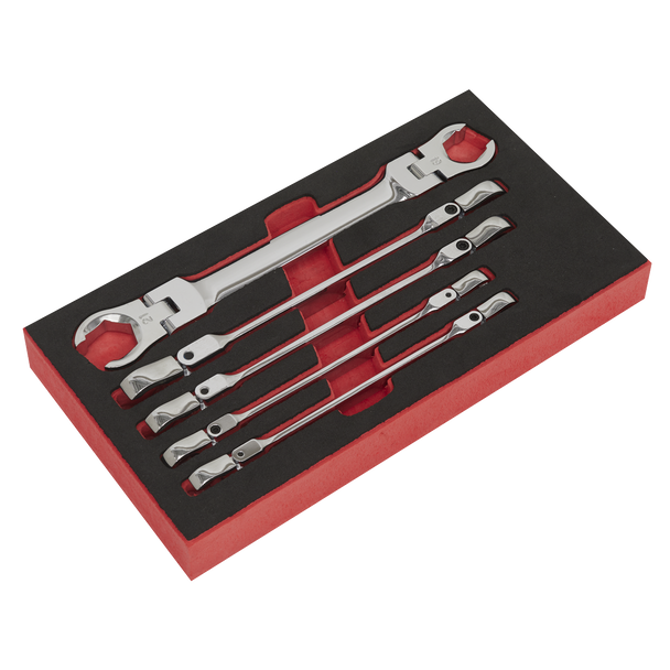 Premier Flexi-Head Flare Nut Spanner Set 5pc