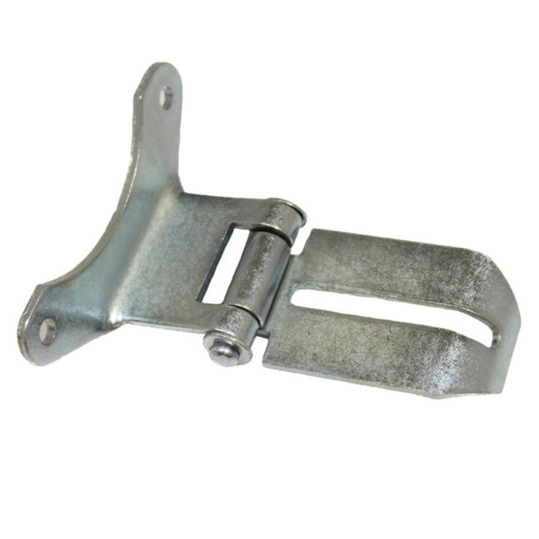 Direct Replacement Fuel Cap Locking Hasp for Series 2 & 3, metal locking hasp with hinge and latch for securing fuel caps.