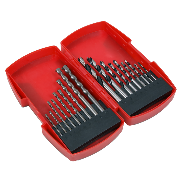 Wood/Masonry Drill Bit Set 18pc