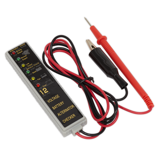 LED Battery & Alternator Tester 12V