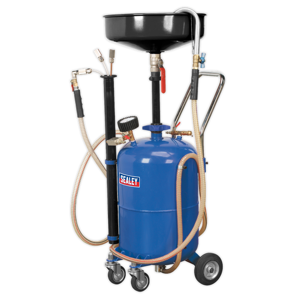 Air Discharge Mobile Oil Drainer with Probes 35L