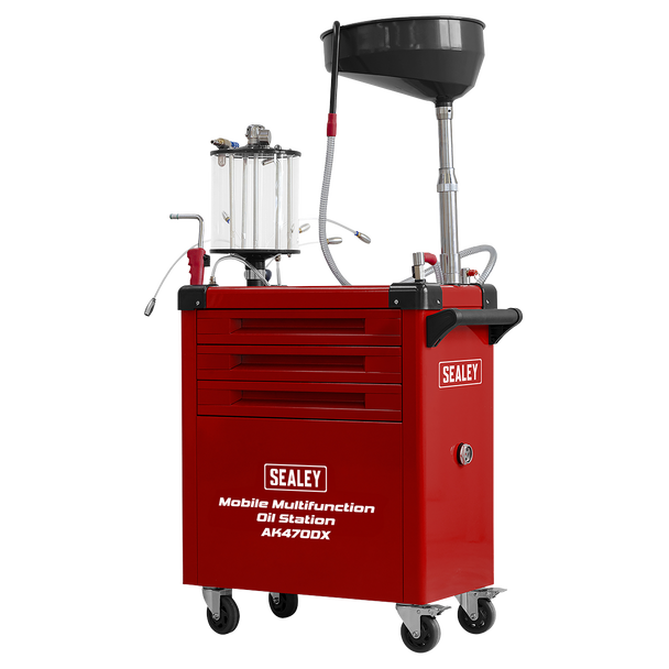 Mobile Multifunction Oil Station with 61pc Tool Set