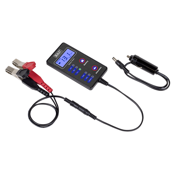 Battery & Alternator Tester with LCD Screen 12V